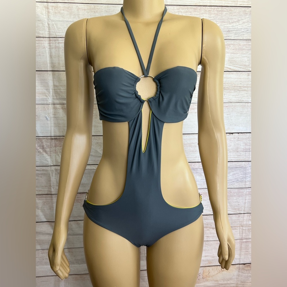 Ray Women Grey Bathingsuit NWT Size XS